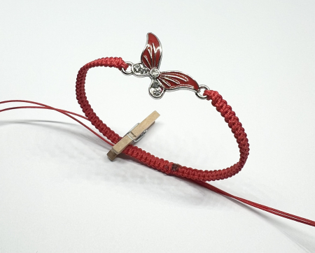 Bratari rosii cu link - Bratara Aripi de Libertate