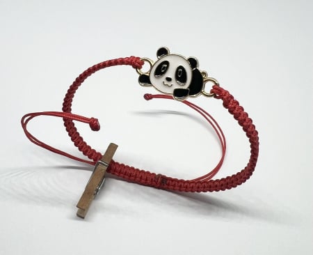 Bratari rosii cu link - Bratara Baby Panda