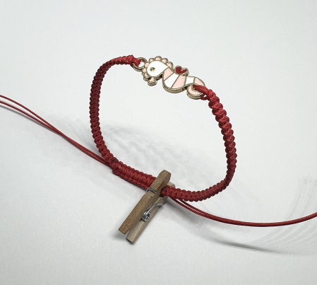 Bratari rosii cu link - Bratara Baby Seahorse