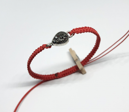 Bratari rosii cu link - Bratara Black Drop