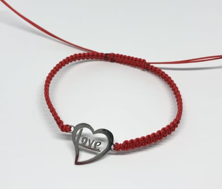 Bratari rosii din otel inoxidabil - Bratara Love Connection