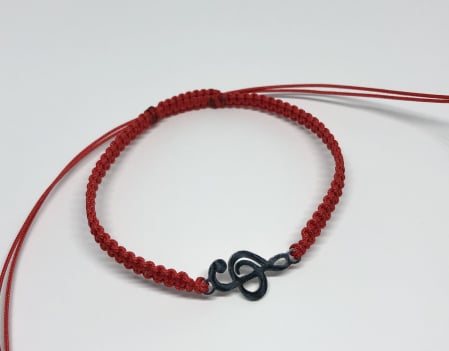 Bratari rosii din otel inoxidabil - Bratara Nota Destinului