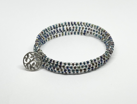 Bratari pe sarma cu memorie - Bratara Echo Metalic