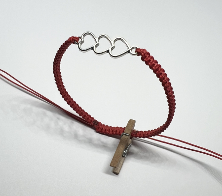 Bratari rosii cu link - Bratara Legatura Inimilor