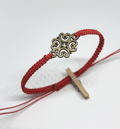 Bratari rosii cu link - Bratara Model Antic