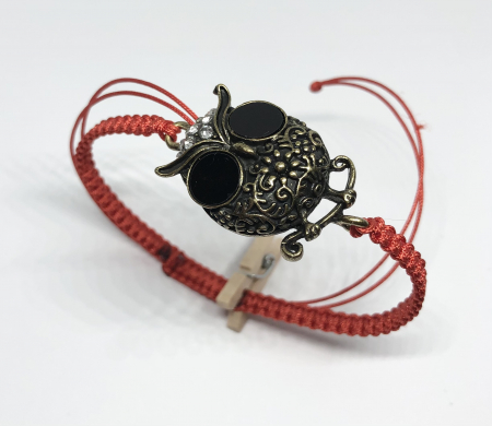 Bratari rosii cu link - Bratara Night Owl