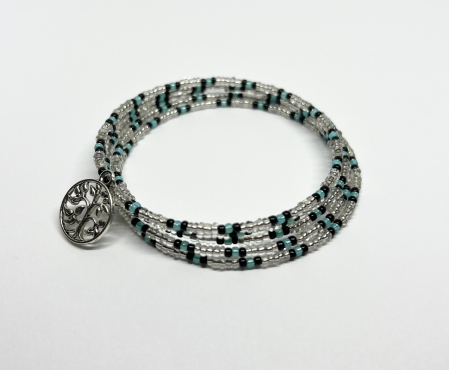 Bratari pe sarma cu memorie - Bratara Ochi de Gheata