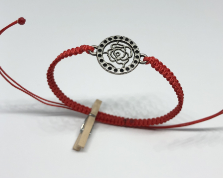 Bratari rosii cu link - Bratara Petale de Fier