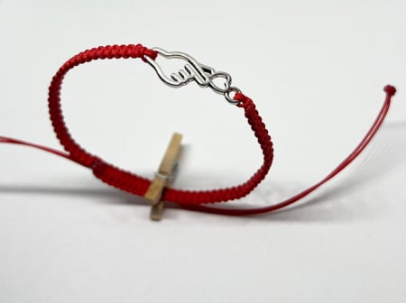 Bratari rosii cu link - Bratara Pinky Promise