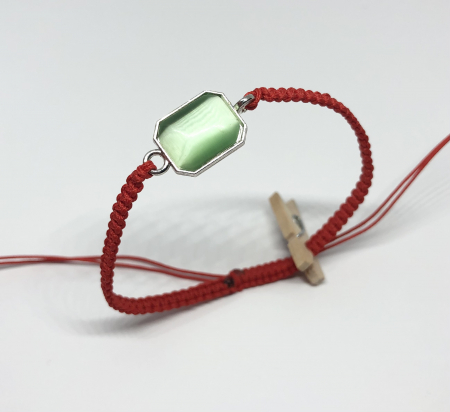 Bratari rosii cu link - Bratara Verde de Vis