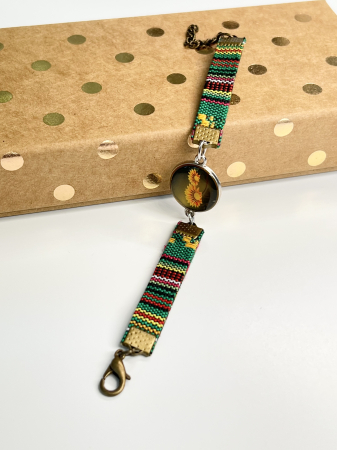 Bratari din material - Camp de floarea-soarelui