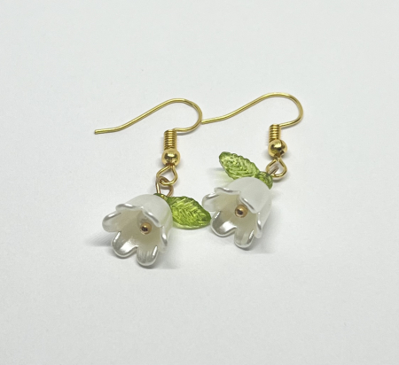 Cercei simpatici - Cercei White Blossom