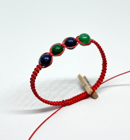 Bratari rosii cu pietre semipretioase - Claritate si Reinoire