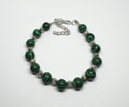 Bratari cu pietre semipretioase - Emerald Stripes