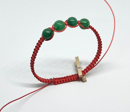 Bratari rosii cu pietre semipretioase - Esenta de natura