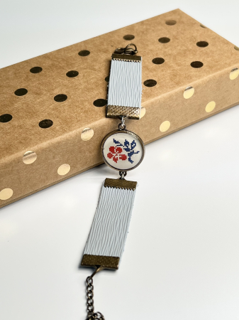 Bratari din piele - Floare de dor