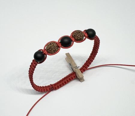 Bratari rosii cu pietre semipretioase - Forta Elementelor