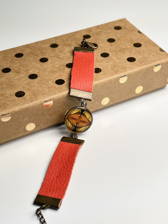 Bratari din piele - Frunza de toamna