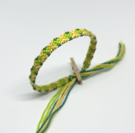 Friendship bracelets - Green Harmony