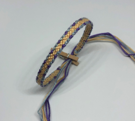 Friendship bracelets - Lavender Glow