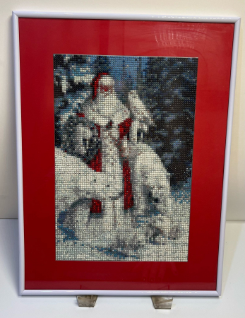 Tablouri Diamond Painting - Mos Craciun in Tinutul Inghetat