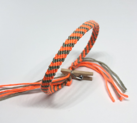 Friendship bracelets - Orange Jungle