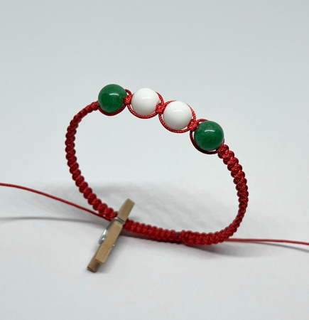 Bratari rosii cu pietre semipretioase - Pace si Armonie