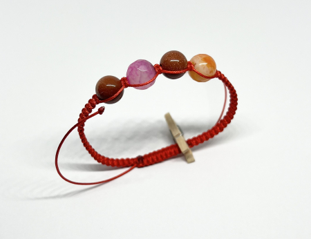 Bratari rosii cu pietre semipretioase - Pasiune Regala