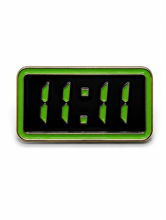 Pin metalic „11:11” [1]