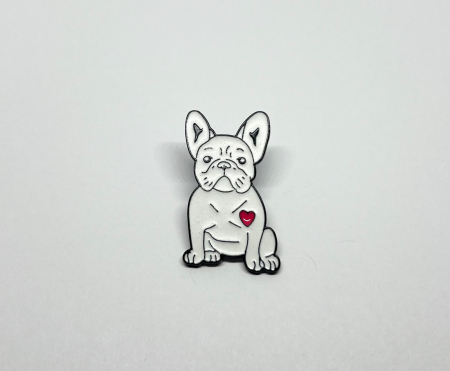 Pin metalic Bulldog Francez [1]