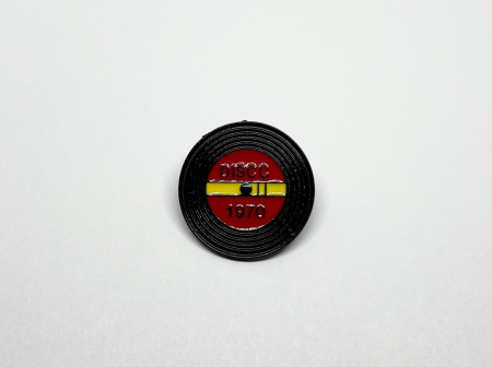 Pin metalic Disc Vinyl 1970 [1]