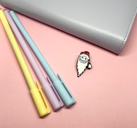 Pin-uri metalice - Pin metalic Jack Skellington de Crăciun