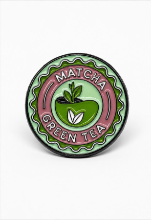 Pin metalic „Matcha Green Tea” [1]