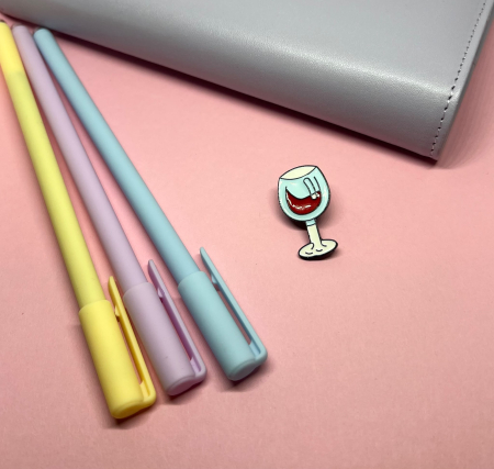 Pin-uri metalice - Pin metalic Pahar de Vin