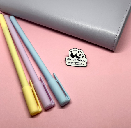 Pin-uri metalice - Pin metalic „Panda Mood”