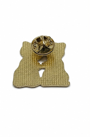 Pin metalic „Pisici Yin Yang” [2]