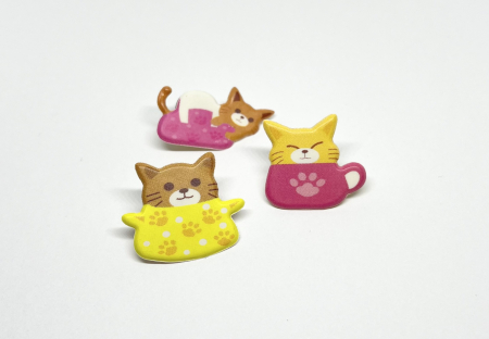 Pin-uri - Pisici in Cesti & Pijamale