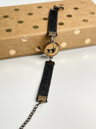 Bratari din material - Pisici jucause