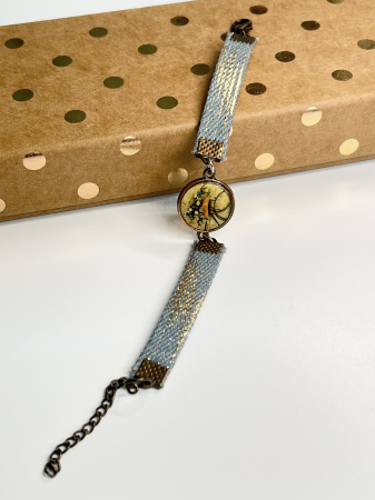 Bratari din material - Plimbare de primavara