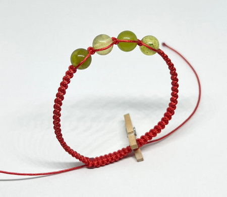 Bratari rosii cu pietre semipretioase - Prospetimea naturii