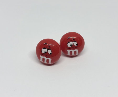 Cercei simpatici - Rosu Nazdravan