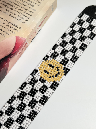 Semn de carte "Checkered Smile" [1]