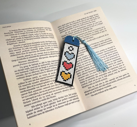 Semne de carte - Semn de carte „Inimioare Cartoon”