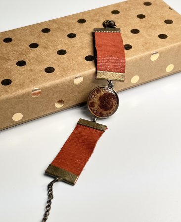 Bratari din piele - Spirala de foc