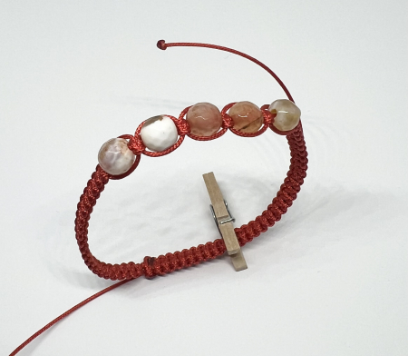 Bratari rosii cu pietre semipretioase - Suflet de Pamant