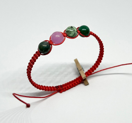 Bratari rosii cu pietre semipretioase - Talismanul Naturii