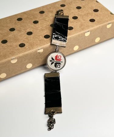 Bratari din piele - Trandafir traditional