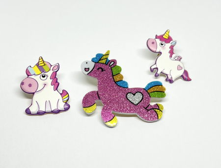 Pin-uri - Unicorni Veseli