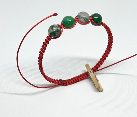 Bratari rosii cu pietre semipretioase - Vibratii Minerale