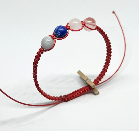 Bratari rosii cu pietre semipretioase - Vis de vara